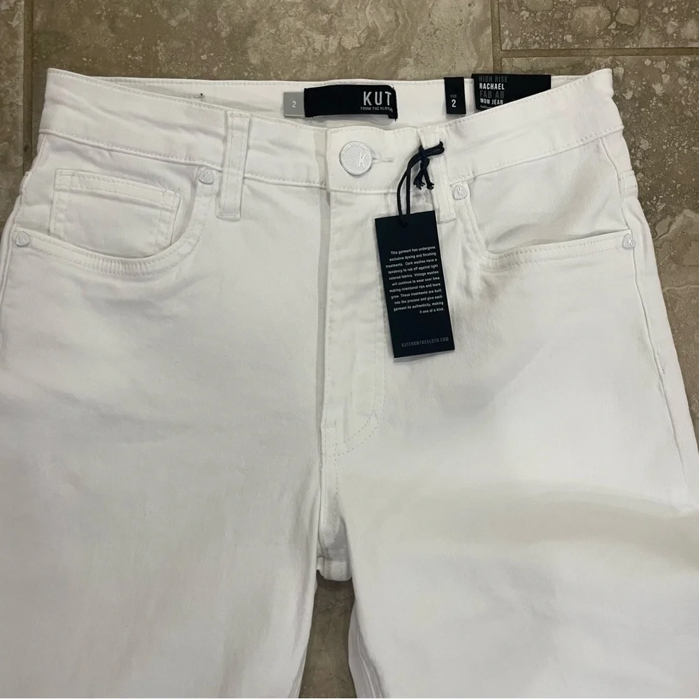 KUT From The‎ Kloth High Rise Rachel Fab AB Mom Jean sz 2 - Picture 2 of 10